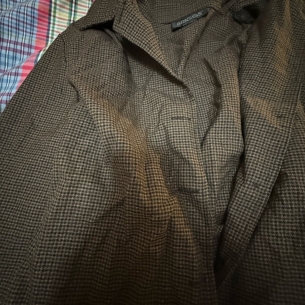 Brown Houndstooth Blazer
